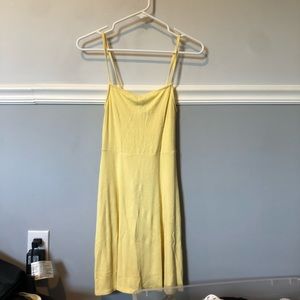 Ribbed Yellow Sundress Forever 21